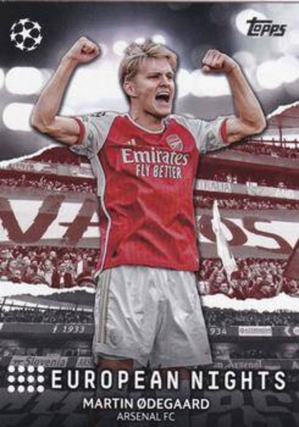 EN-1 - Martin Ødegaard - Arsenal FC-European Nights - 2023-24 Topps UEFA Club Competitions