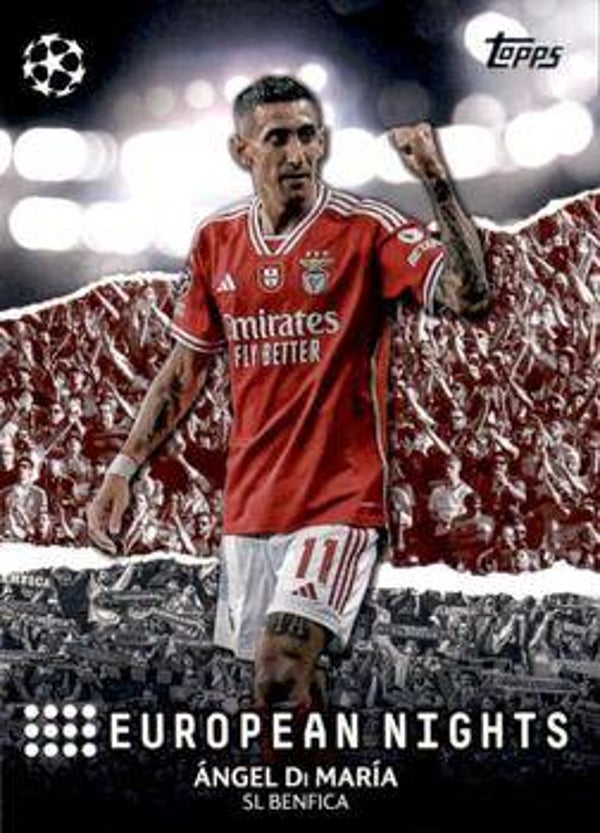 EN-6 - Ángel Di María - Benfica - European Nights - 2023-24 Topps UEFA Club Competitions