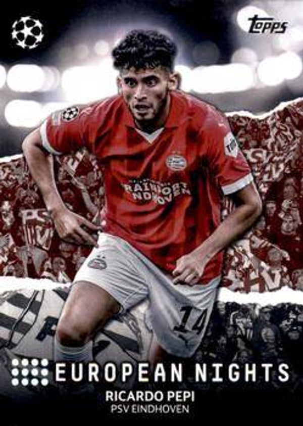 EN-23 - Ricardo Pepi - PSV Eindhoven - European Nights - 2023-24 Topps UEFA Club Competitions