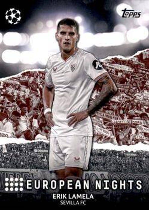 EN-29 - Erik Lamela - Sevilla - European Nights - 2023-24 Topps UEFA Club Competitions