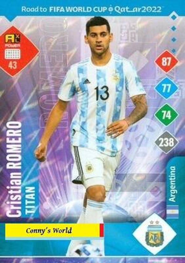 43 - Cristian Romero – Titan  - ROAD TO FIFA WORLD CUP QATAR 2022