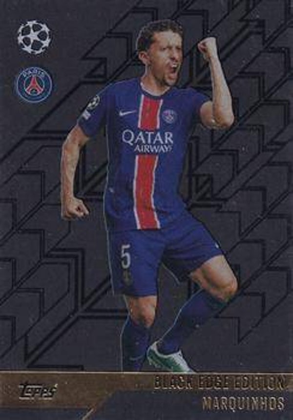 BE2 - Marquinhos - Black Edge Edition   -Topps Match Attax Champions League 2024/2025