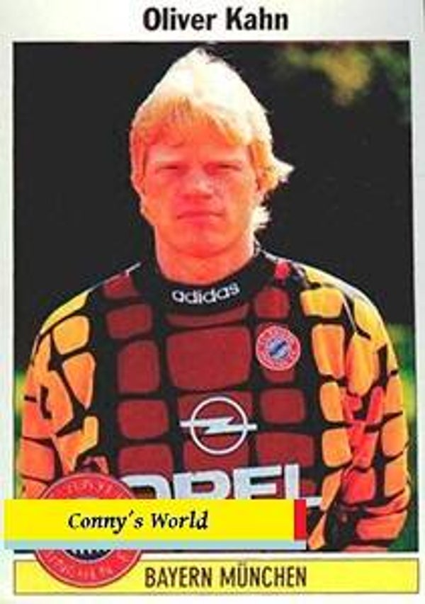 5 - Oliver Kahn  - FC Bayern München - Panini Fußball Bundesliga 95