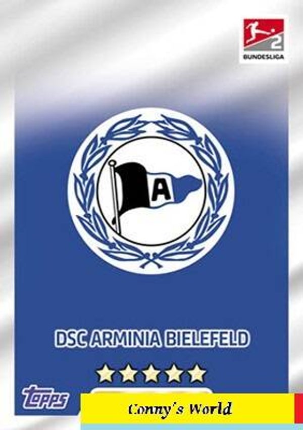 MA-17/18 -   510 - 2.Bundesliga - Clubkarte - DSC Arminia Bielefeld