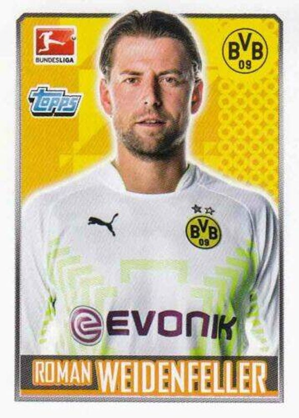Topps Bundesliga 2014/15 - Sticker 52 - Roman Weidenfeller