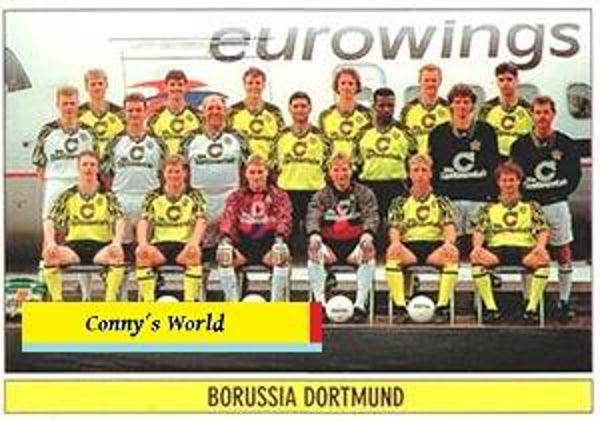 58 - Mannschaftsbild - Borussia Dortmund - Panini Fußball Bundesliga 95
