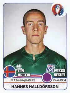 Sticker 609 - Hannes Halldorsson - EM 2016
