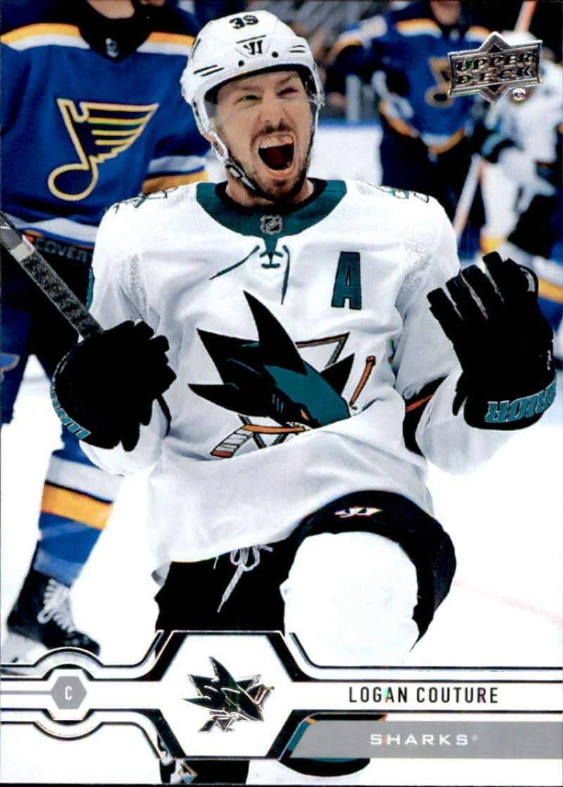 2019-20 Upper Deck #161 Logan Couture San Jose Sharks