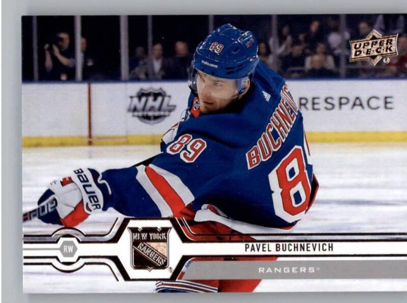 2019-20 Upper Deck Series One Hockey #85 Pavel Buchnevich New York Rangers