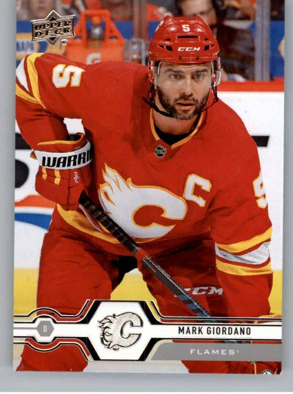 2019-20 Upper Deck Series One Hockey #185 Mark Giordano Calgary Flames