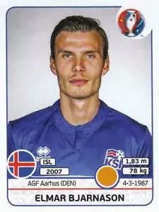 Sticker 621 - Elmar Bjarnason - EM 2016