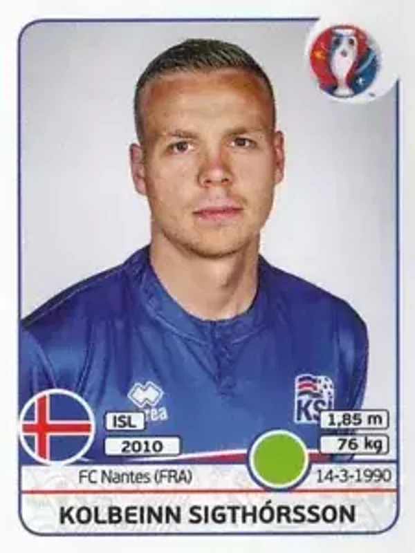 Sticker 627 - Kolbeinn Sigthorsson - EM 2016