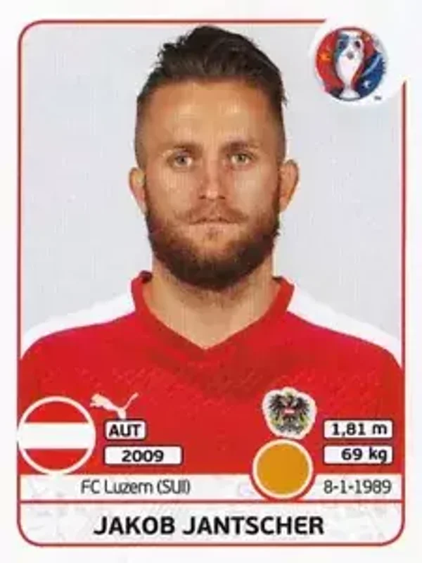 Sticker 640 - Jakob Jantscher - EM 2016