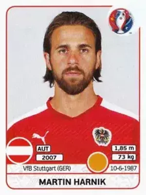 Sticker 644 - Martin Harnik - EM 2016