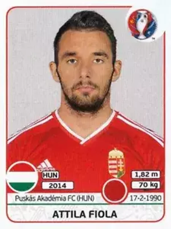 Sticker 664 - Attila Fiola - EM 2016
