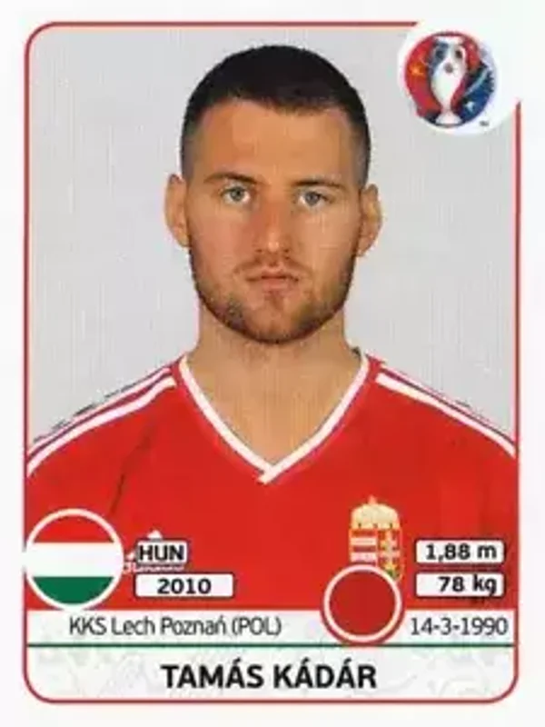 Sticker 667 - Tamas Kadar - EM 2016