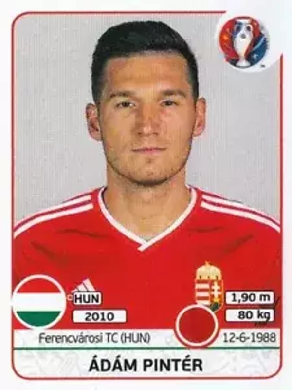 Sticker 668 - Adam Pinter - EM 2016