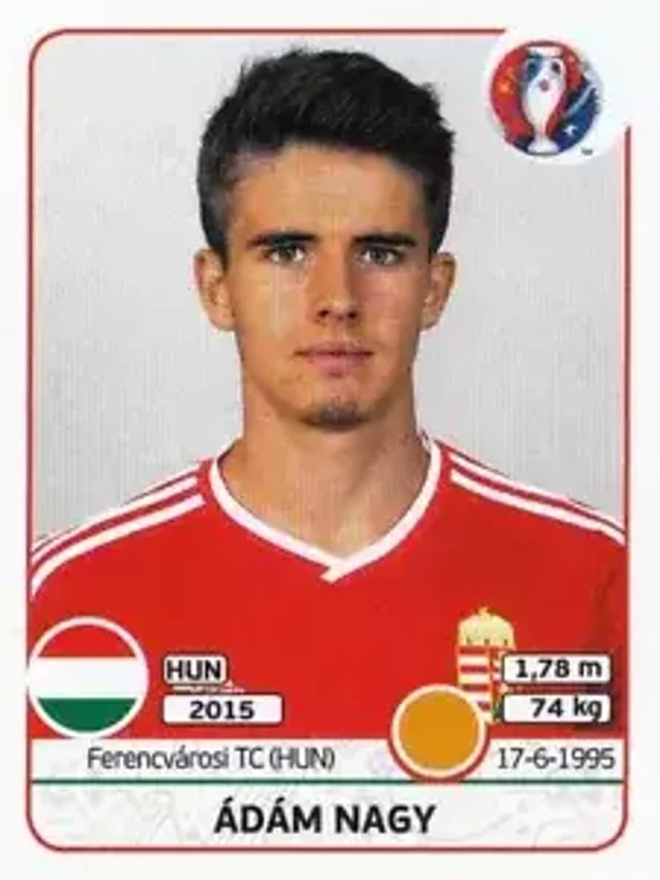 Sticker 671 - Adam Nagy - EM 2016