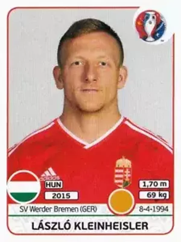 Sticker 674 - Laszlo Kleinheisler - EM 2016