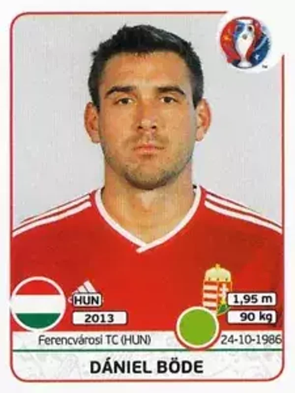 Sticker 678 - Daniel Böde - EM 2016