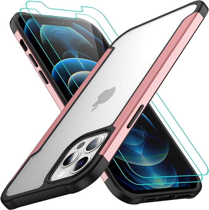 AEDILYS [Airbag Serie] Schutzhülle – Kompatibel mit iPhone 12 Pro Max (2020)