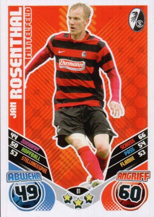 081 - JAN ROSENTHAL - Saison 11/12