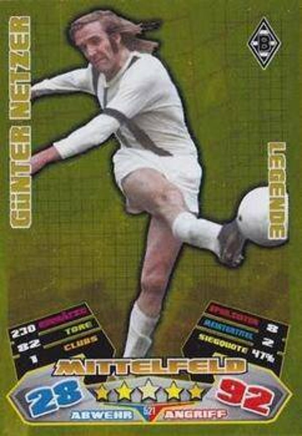 521 - GÜNTER NETZER - Borussia Mönchengladbach - Legende - Saison 12/13