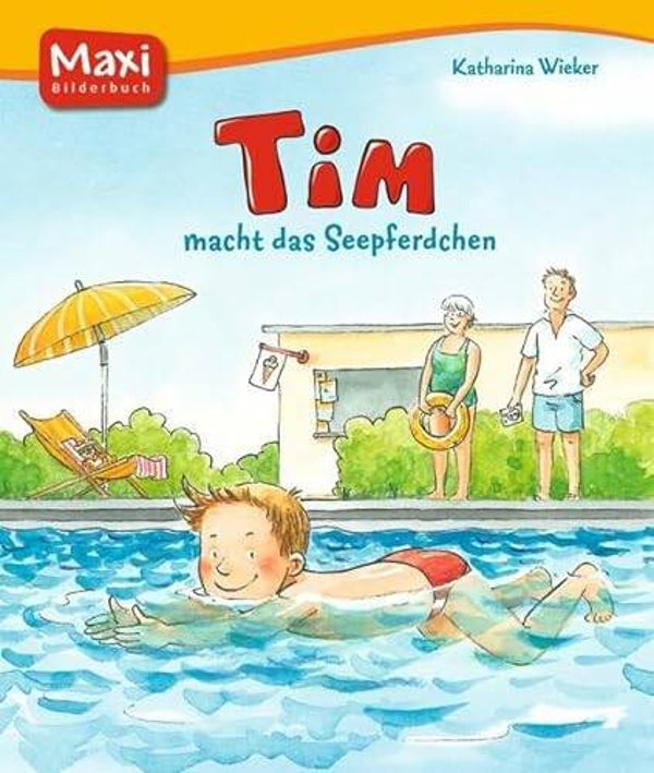 Tim macht das Seepferdchen