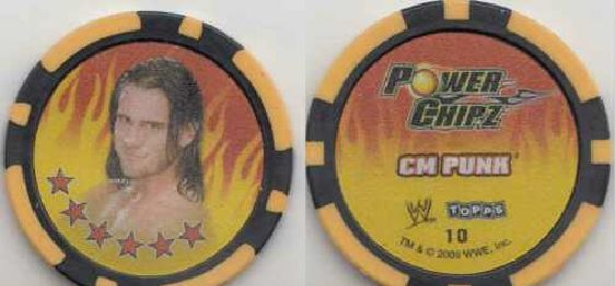 WWE Power Chipz - 10 - CM PUNK (2009)