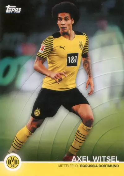Axel Witsel – Team Squad (Base) – 2021-22 Topps Borussia Dortmund Official Team Set #BVB-AW