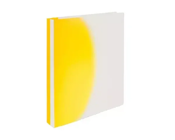 Ringbuch A4, PP, 2 Ringe, mit flexiblem Deckel, hellGelb