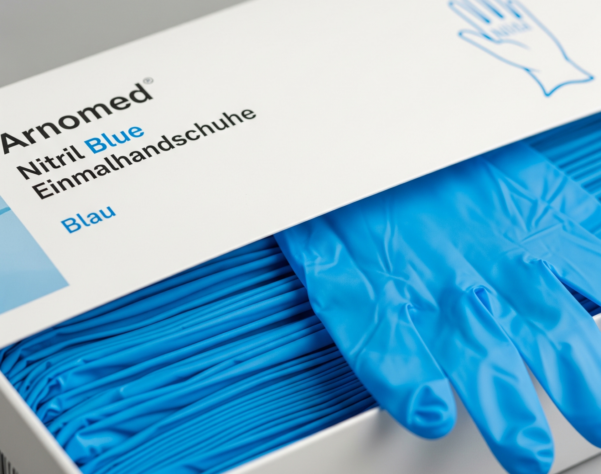 Arnomed Nitril Blue Einmalhandschuhe