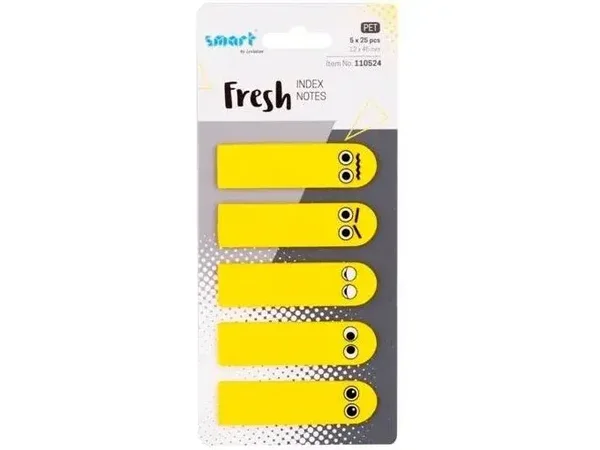 Indexierlaschen SMART Smilys 12x45mm 5x25Stk. 110524