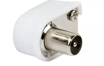SCHWAIGER WST10 – Koaxial-Stecker (Männlich) – 90° Winkelform