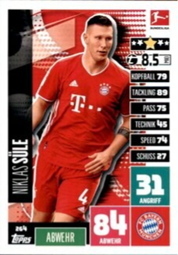 264 - Niklas Süle - Basiskarte - 2020/2021