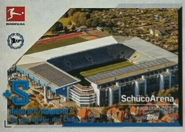346.  SchücoArena (DSC Arminia Bielefeld) - Stadion Karten - Match Attax 2021/22 Bundesliga