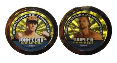 WWE Power Chipz - Gold - John Cena & Triple H (2009)