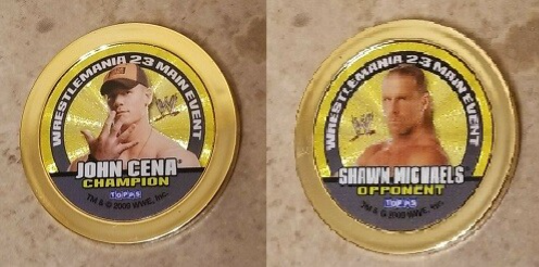 WWE Power Chipz - Gold - John Cena & Shawn Michaels (2009)