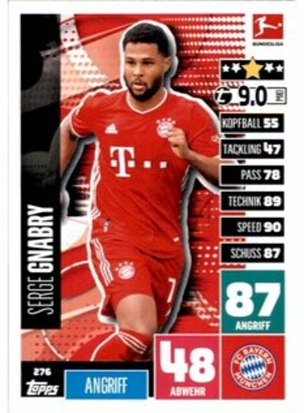 276 - Serge Gnabry - Basiskarte - 2020/2021