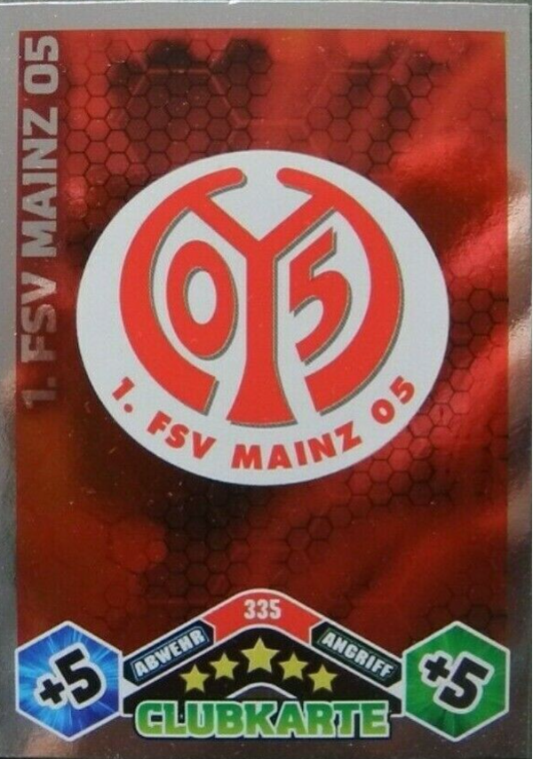 335 - 1. FSV MAINZ 05 - Clubkarte - MABL10/11