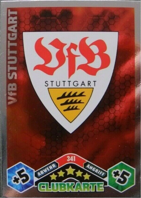 341 - VfB STUTTGART - Clubkarte - MABL10/11