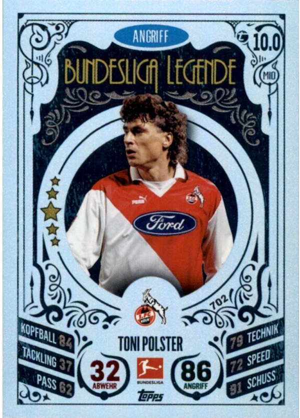 702 - Toni Polster - Bundesliga-Legende - MABL21/22-EX