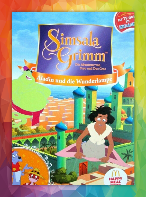Mc Donalds Happy Meal Buch "Aladin und die Wunderlampe ."