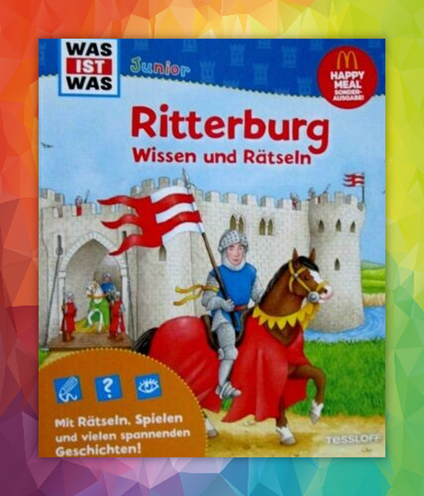Mc Donalds Happy Meal Buch "Ritterburg- Wissen und Rätseln."