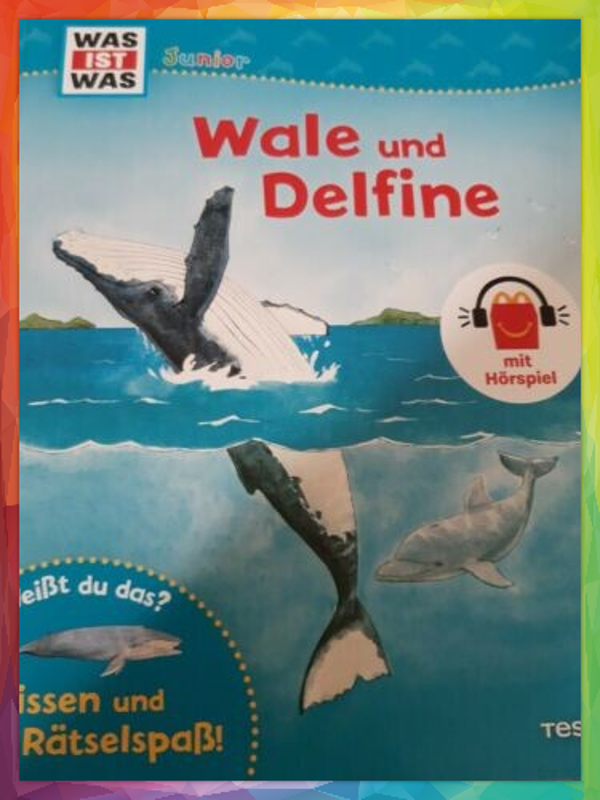 Mc Donalds Happy Meal Buch "Wale und Delfine !"