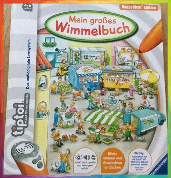 Mc Donalds Happy Meal  Tiptoi Mein großes Wimmelbuch 4-6Jahre McDonalds Happy Meal Edition Ravensburger