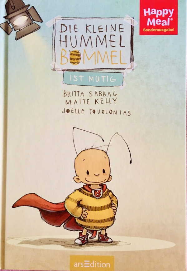 Mc Donalds Happy Meal Buch  Die kleine Hummel Bommel ist mutig