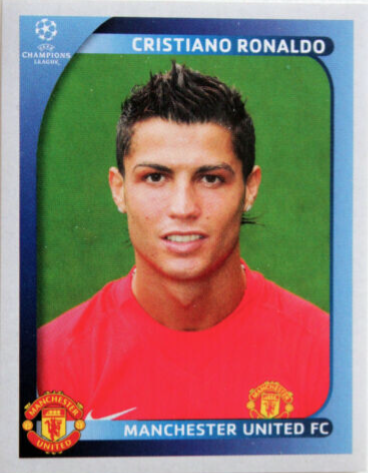 Sticker 23: Cristiano Ronaldo - RC- Panini UEFA Champions League 2008-2009