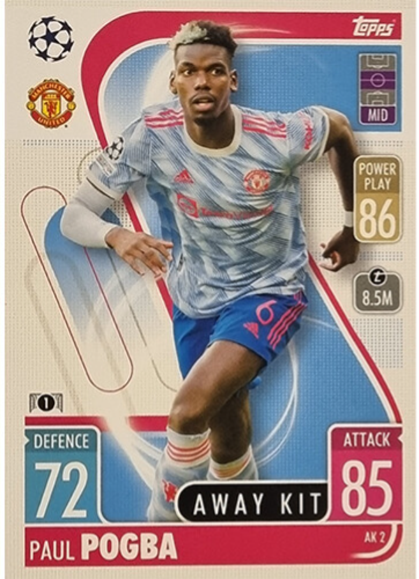 AK02 - Paul Pogba - Away Kit - MACL21/22