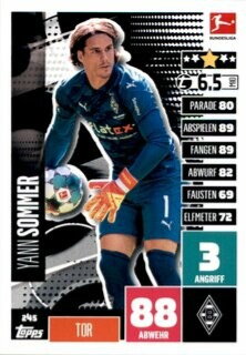 245  - Yann Sommer - Basiskarte - 2020/2021